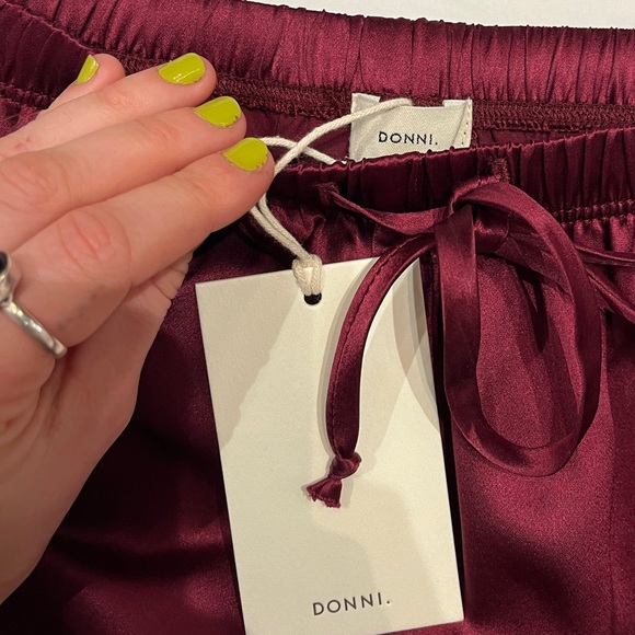 The Silk Stripe Crop Pant - Picture 5 of 6